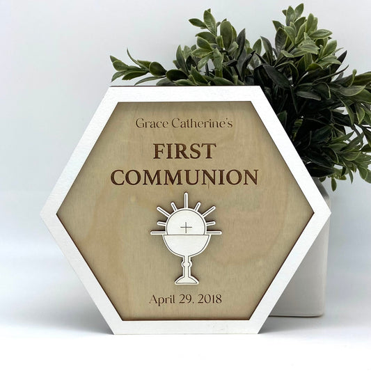 First Communion Honeycomb